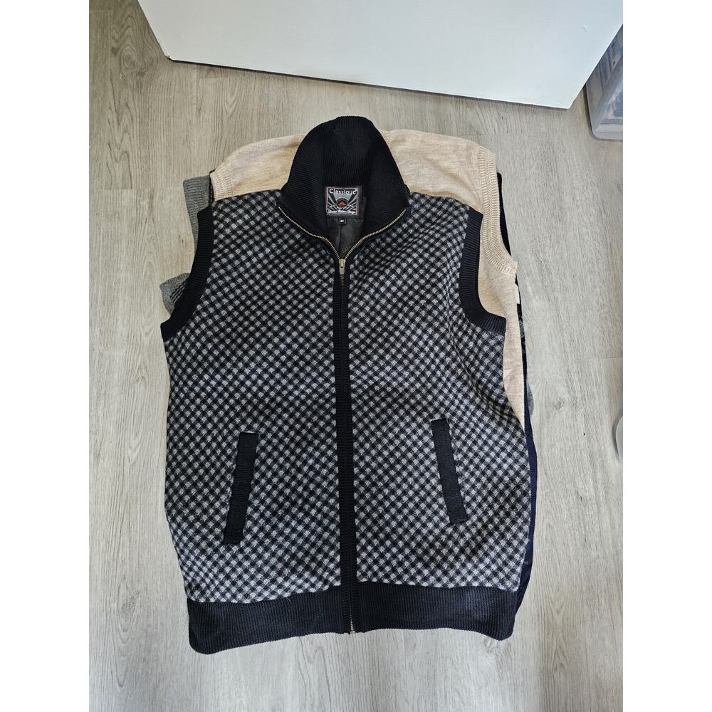 Lot of 6 Mens Sweater Vest Size Large/XL